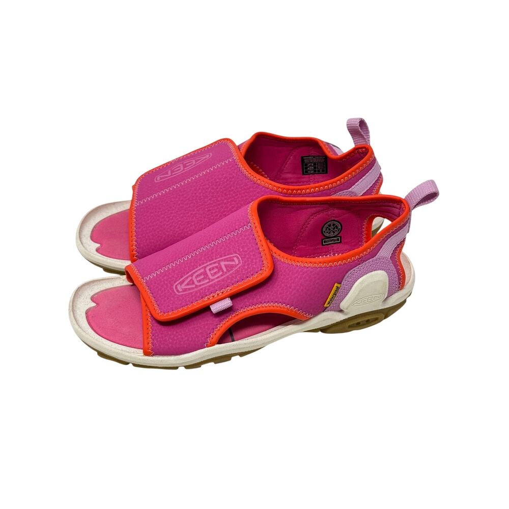 Keen Footwear Girls Knotch River Sandals Pink White 3
